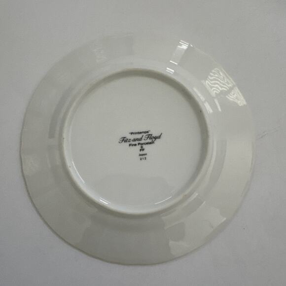 Vintage Fitz & Floyd Dessert Appetizer Plates Set of 4 Japan Printemps 212 - Picture 4 of 10